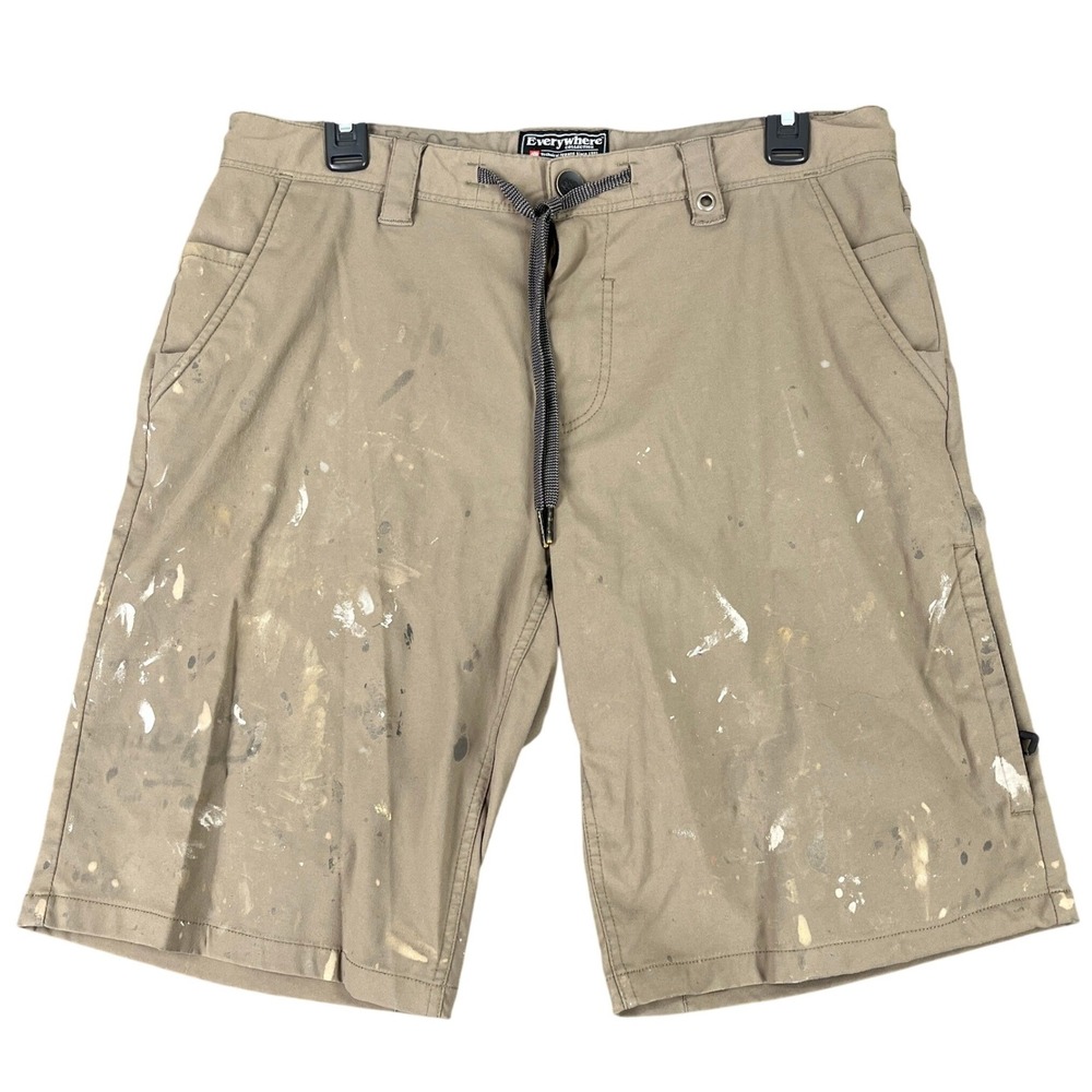 686 Everywhere Technical Shorts Mens 32 Paint Splatter Utility Hiking Outdoor
